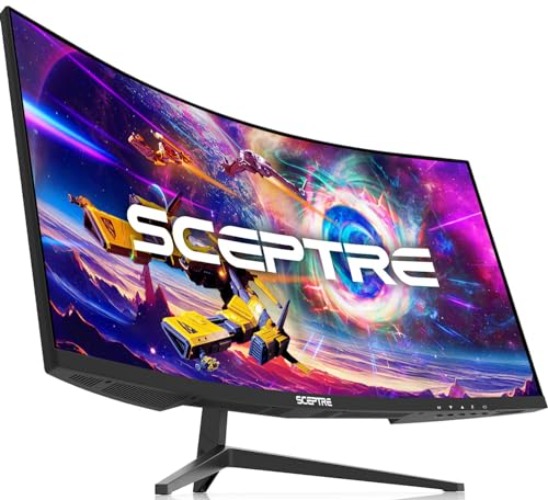 Sceptre Gaming Monitor C305B-200UN1T.1 | 30-inch | 21:9 | 2560x1080 | Curved | HDMI, DisplayPort | up to 200Hz - 30" Curved 200Hz