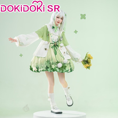 DokiDoki-SR Game Genshin Impact Cosplay Nahida Costume Doujin Casual wear | Full Set-S-PRESALE