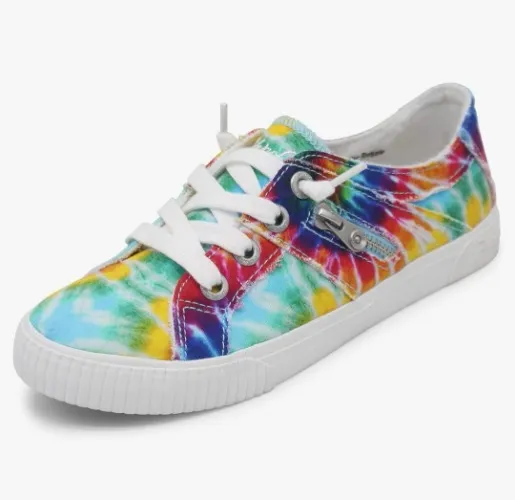 Tie dye shoes