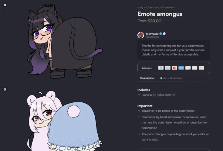 Animated Amongus Emote