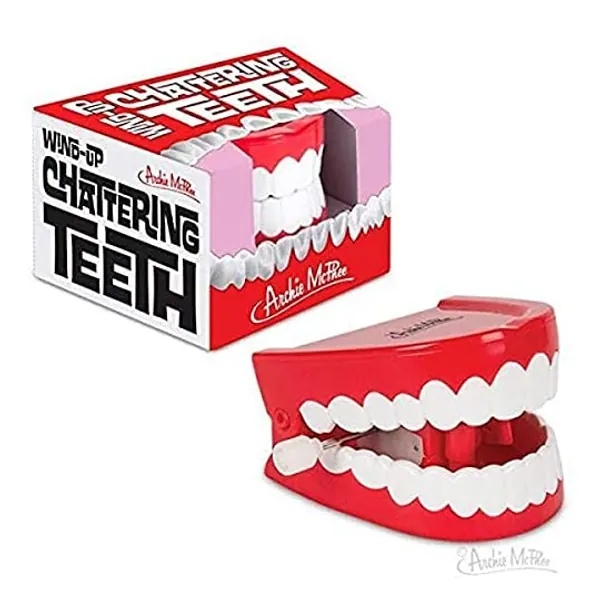 
                            Creepy Wind-Up Chattering Teeth Toy
                        
