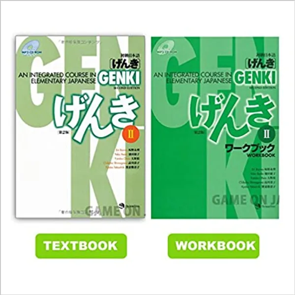 Genki 2 Second Edition: An Integrated Course in Elementary Japanese with MP3 CD-ROM Textbook & Workbook Set - 