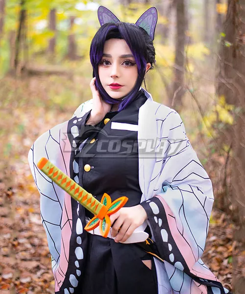 Demon Slayer: Kimetsu No Yaiba Shinobu Kochou Cosplay Costume