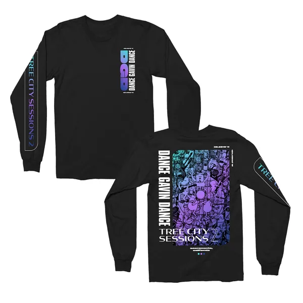 Tree City Sessions 2 Black Long Sleeve | Small