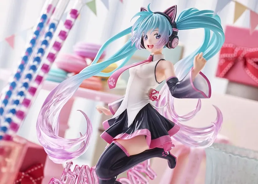Taito Hatsune Miku Birthday2021 AMP Figure ~Happy Cat ver~ Prize Figure, Multiple Colors (T83673) -