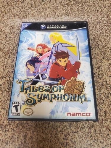 Tales of Symphonia (GameCube, 2004) Black Label/Cib 