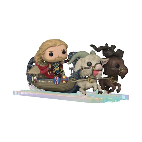 Funko Pop! Ride Suprt Deluxe Marvel Thor: Love and Thunder - Thor on Goat Boat, Multicolor (62420)