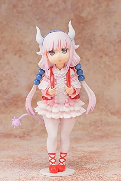 CUUGF 16CM Limited Edition Anime Q Version Miss Kobayashi's Dragon Maid Kanna Kamui Action Scale Painted Cute PVC Figure Toy Brinquedos Ornament Desktop Boxed