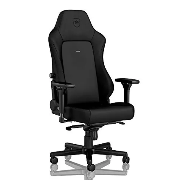 noblechairs Hero Chaise de Gaming - Chaise de Bureau (Êdition Noire, Cuir Synthétique PU)
