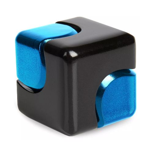 Bopster Fidget Spinner Cube | Black & Blue | Default Title
