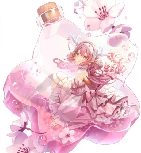 Fund Blossum in a bottle artwork