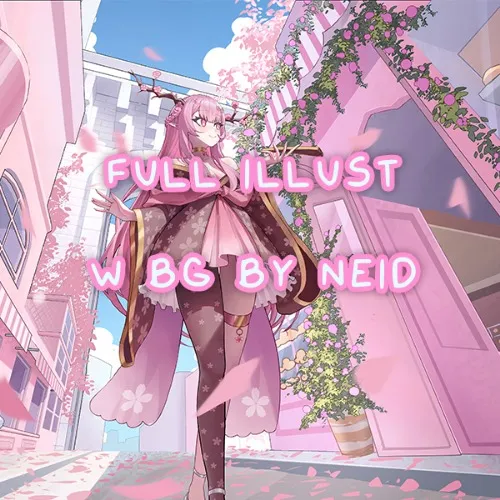 full illustration with bg by neid