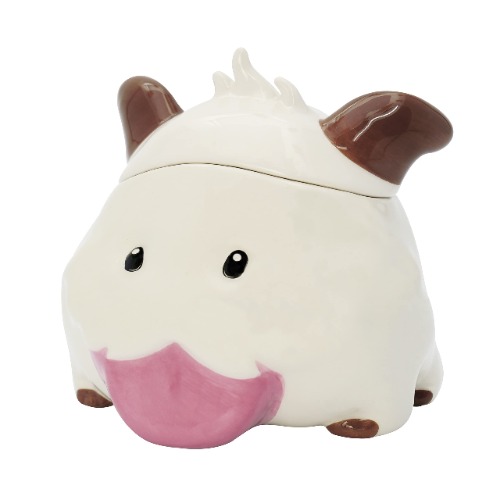 ABYstyle League of Legends 3D Poro Ceramic Coffee Tea Mug 16 Oz. Online Video Game Drinkware Merch Gift