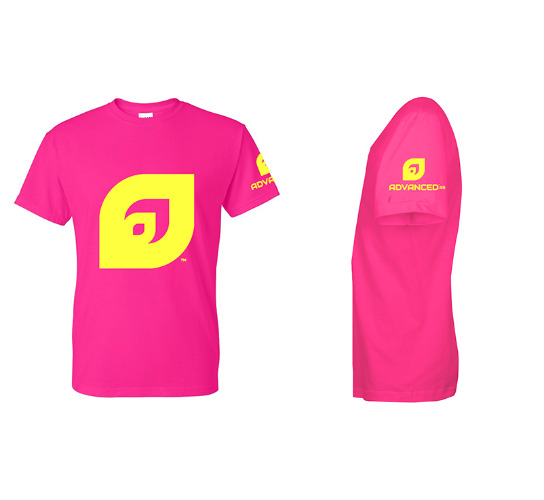 ADV Pink Giant Logo T-shirt - XL