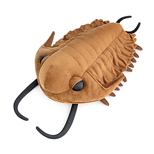 ZHONGXIN MADE Giant Trilobite Plush - Lifelike 16inch Trilobite Stuffed Animal, Simulation Trilobite Arthropod Insect Plushie, Soft Crustaceans Animals Toys Model Dolls Gifts for Kids - Trilobite