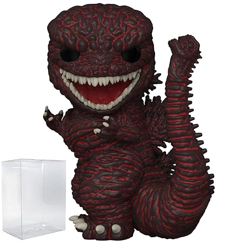 POP Movies: Godzilla 70th Anniversary - Shin Godzilla 2016 Funko Vinyl Figure (Bundled with Compatible Box Protector Case), Multicolor, 3.75
