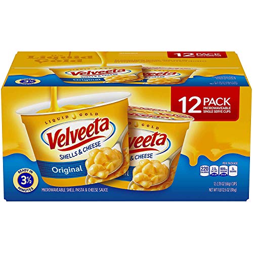 Kraft Velveeta Shells & Cheese Single-Serve Cups, 12 ct./2.39 oz. - 2.39 Ounce (Pack of 12)