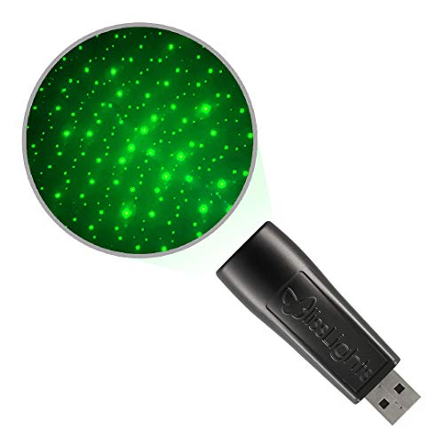 BlissLights Starport USB Star Light for Game Rooms, Home Theatre Backlight, and Night Light Ambiance (Green) - Green