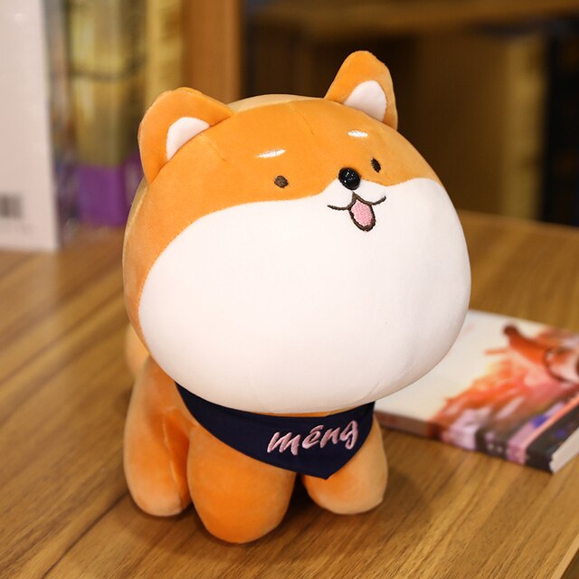 Peluche perro shiba cabezón