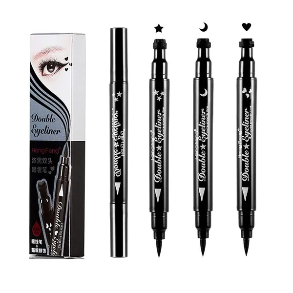 Eyeliner Stamp Set Long-lasting Make Up Liquid Eyeliner