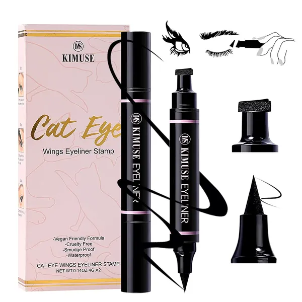 Winged Eyeliner Stamp-2 Eyeliner Pens for Perfect Wing Cat Eye