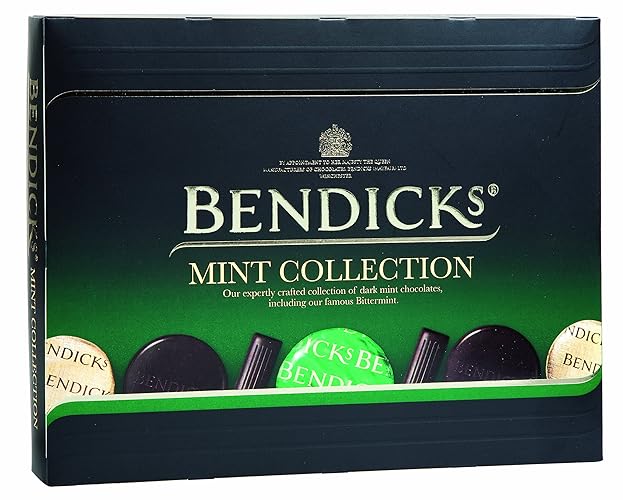 Bendicks Chocolate Mint Collection - Bittermints, Chocolate Mint Crisps & Mints Fondant, 200 g (Pack of 1) - Mint Collection - 200 g (Pack of 1)