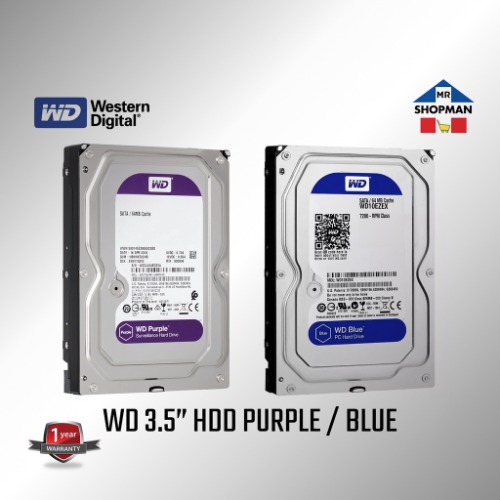 WD Western Digital 4TB Blue HDD 3.5" Hard disk