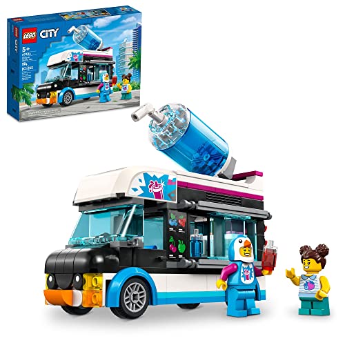 IT'S SLUSHYYYYY!!!! - LEGO City Penguin Slushy Van Building Toy