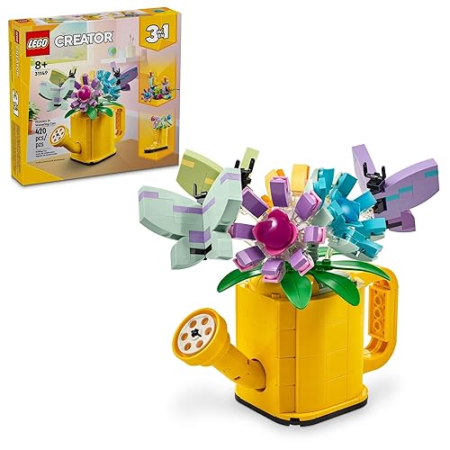 LEGO Flowers in Watering Can—3 in 1 Creator Set