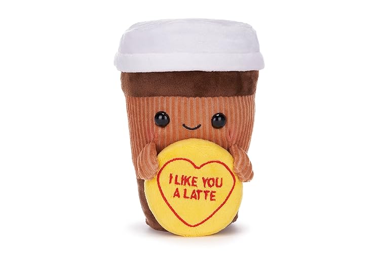 A Latte Coffee Cup Plush Soft Toy Gift
