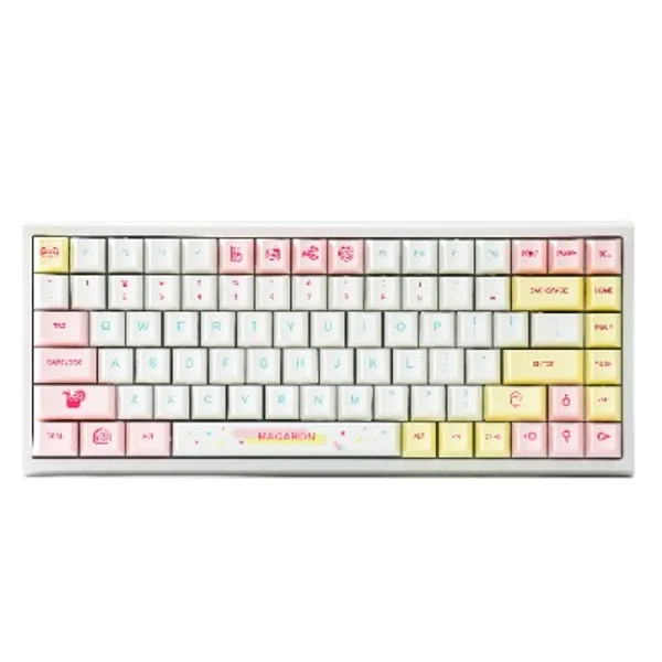 YUNZII Macaron 84-Key RGB Hotswap Wired Mechanical Gaming Keyboard wit