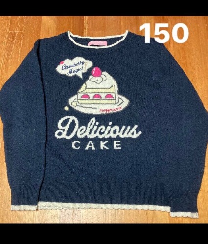 mezzo piano strawberry cake knit sweater