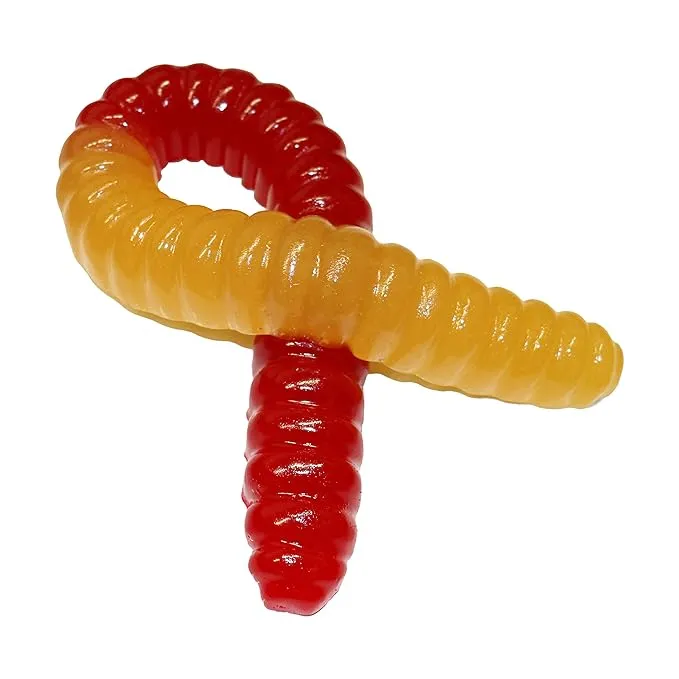 The Gummy Bear Guy | World's Largest Gummy Worm - (Cherry/Pineapple) - Cherry/Pineapple