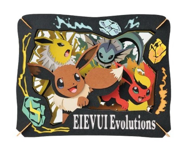 Paper Theater - Pokemon - PT-089 - Eevee Evolutions - Brand New