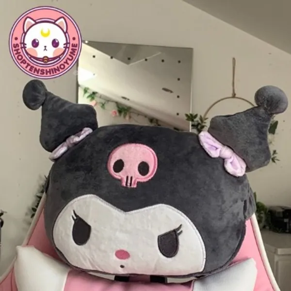 Kawaii Kuromi Sanrio Headrest for Gaming Chair or Car Anime | Etsy