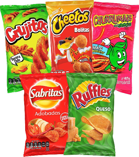 Sabritas Mexican Chips Variety Pack