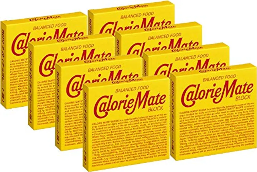 Otsuka Calorie Mate Balanced Food Chocolate 2.82oz/80g (8pack) - 2.82 Ounce (Pack of 8)