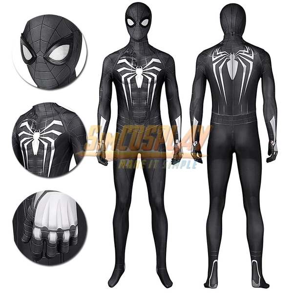 Spider-Man - Symbiote Black Cosplay (PS5 Version)