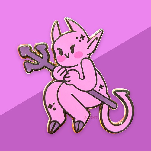 Lil Devil Enamel Pin - A Grade