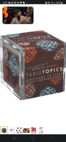 Amazon.com: TableTopics Not Your Mom's Dinner Party: Questions to Start Great Conversations : Home & Kitchen