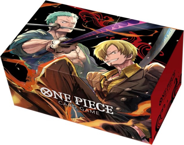 One Piece Trading Card Game - Card Storage Box - Zoro & Sanji (Bandai) - Brand New