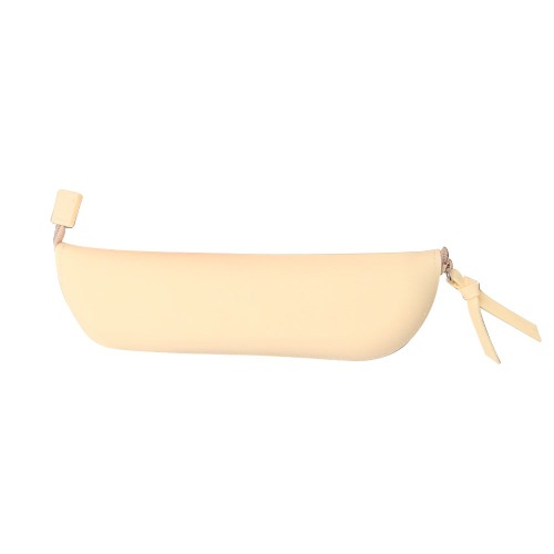Sassy Silicone Makeup Brush Pouch - Sunshine Yellow