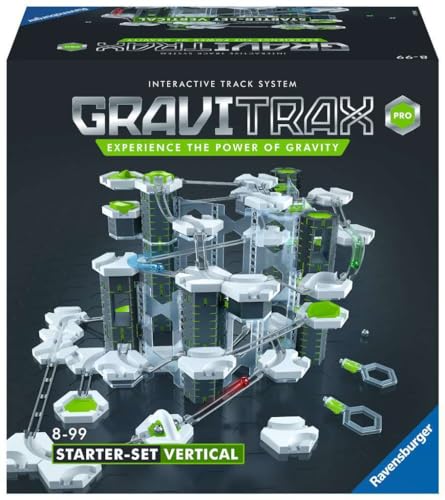Ravensburger GraviTrax PRO Vertical Starter Set - Marble Run and STEM Toy for Boys and Girls Age 8 and Up - 2019 Toy of the Year Finalist GraviTrax , Gray - Starter Set