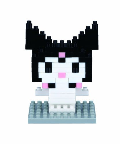 Onegai My Melody - Kuromi - Character Collection Series - Nanoblock NBCC-007 (Kawada) - Pre Owned