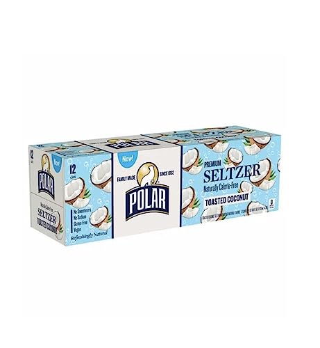 Polar Beverages Toasted Coconut Calorie-Free 12 pack of 12oz Cans
