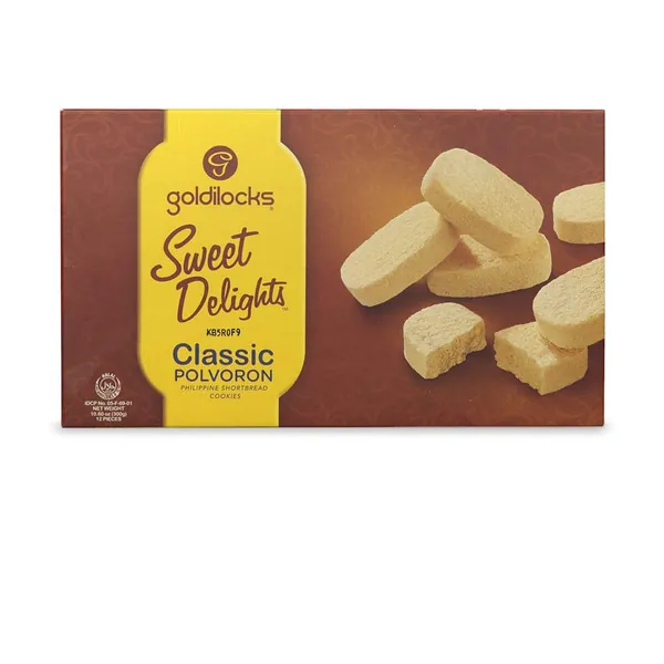 Goldilocks Sweet Delights Classic Polvoron 10.60oz (300g) - Classic 10.6 Ounce (Pack of 1)