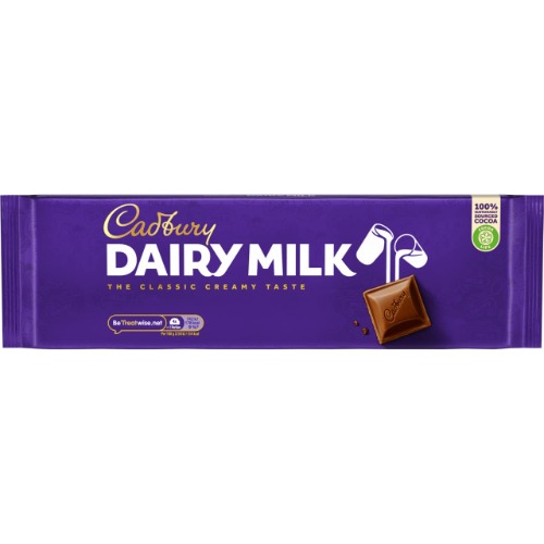 Cadbury Dairy Milk Chocolate Gift Bar OFFICIAL, Sharing Bar, 300 g