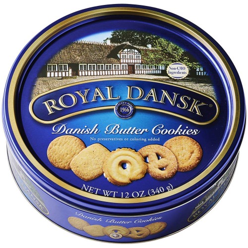 Royal Dansk OFX53005 Danish Cookie Selection, No Preservatives or Coloring Added, 12 Ounce