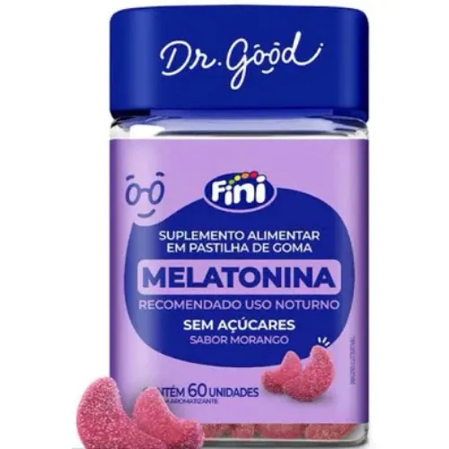 Melatonina Fini Sem Açucares Com 60 Unidades 