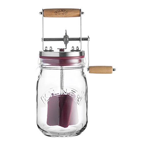 Kilner 1 Litre Easy To Use Glass Butter Churner - 1 Count (Pack of 1) - Single